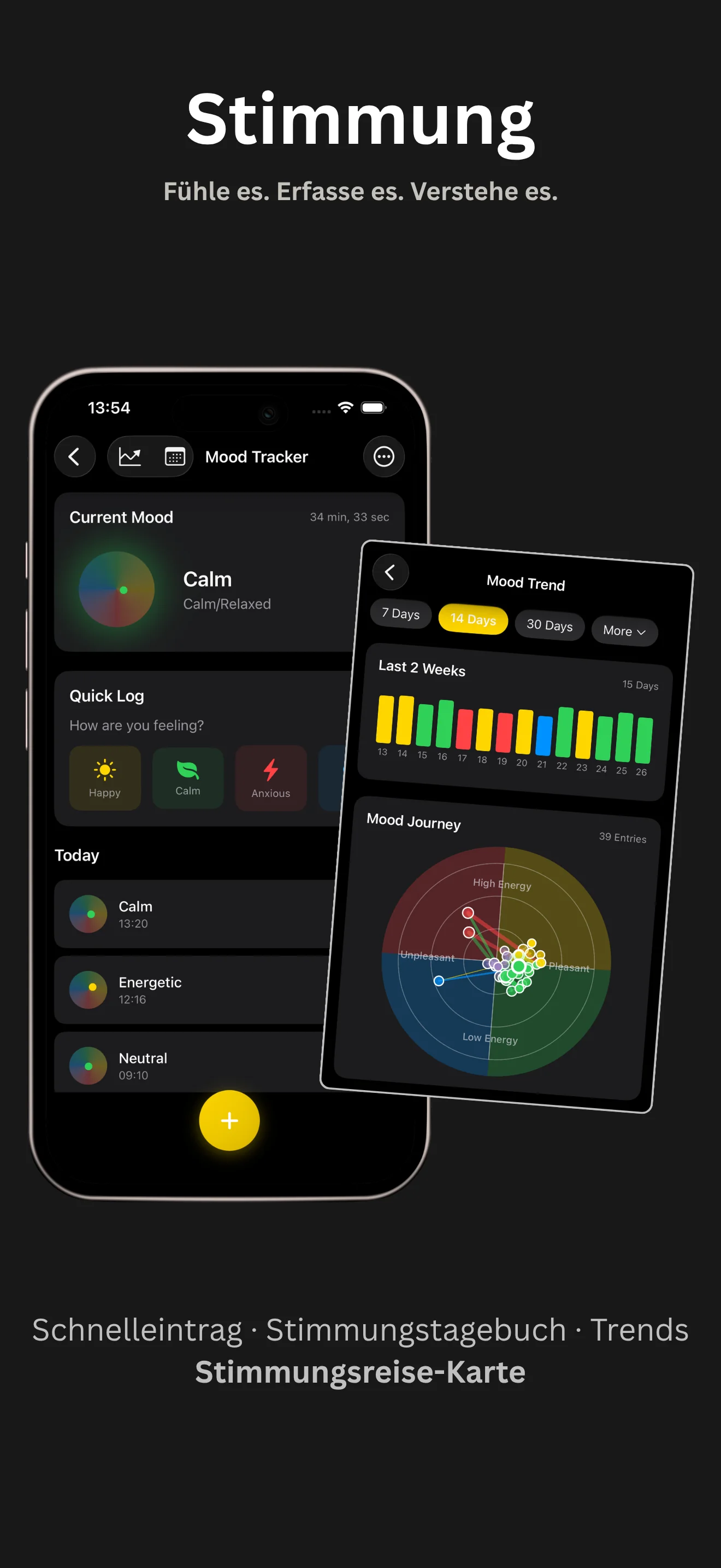 Disciplines app - Mood journal