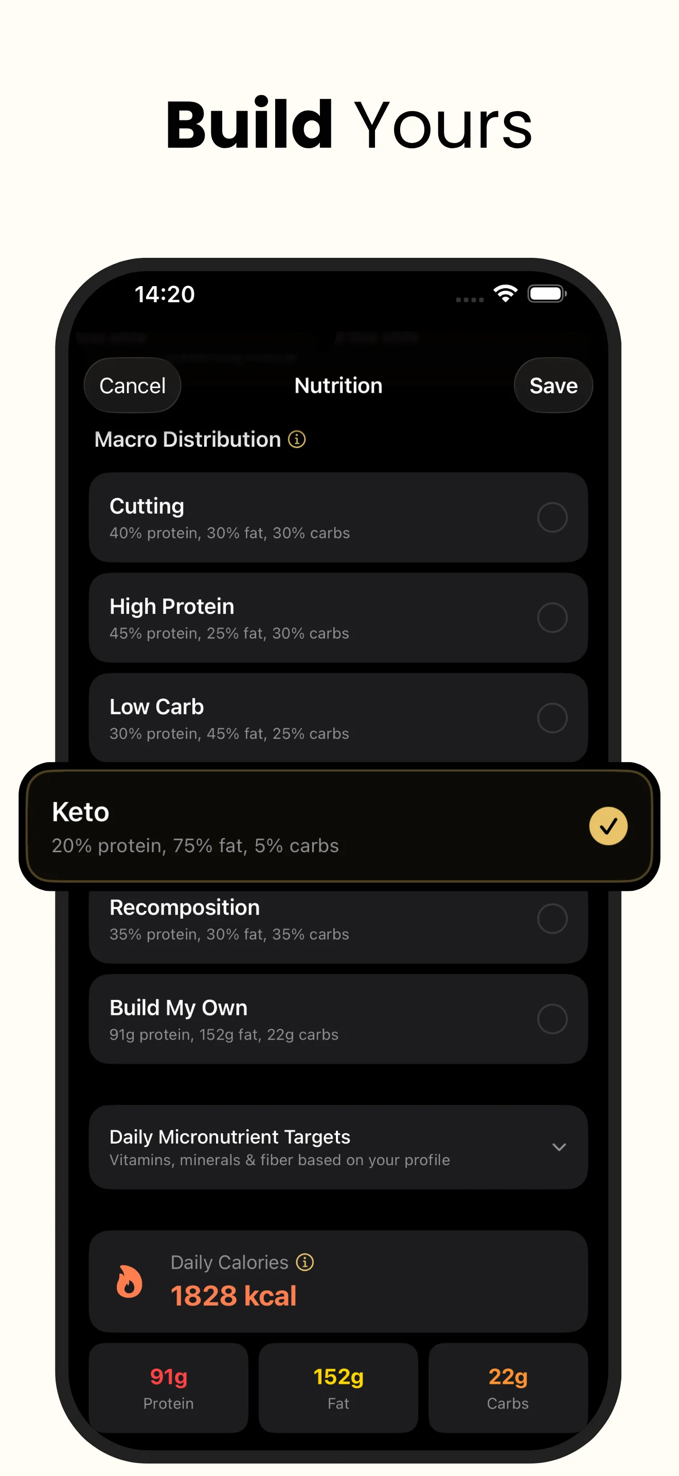 Disciplines app - Mood journal